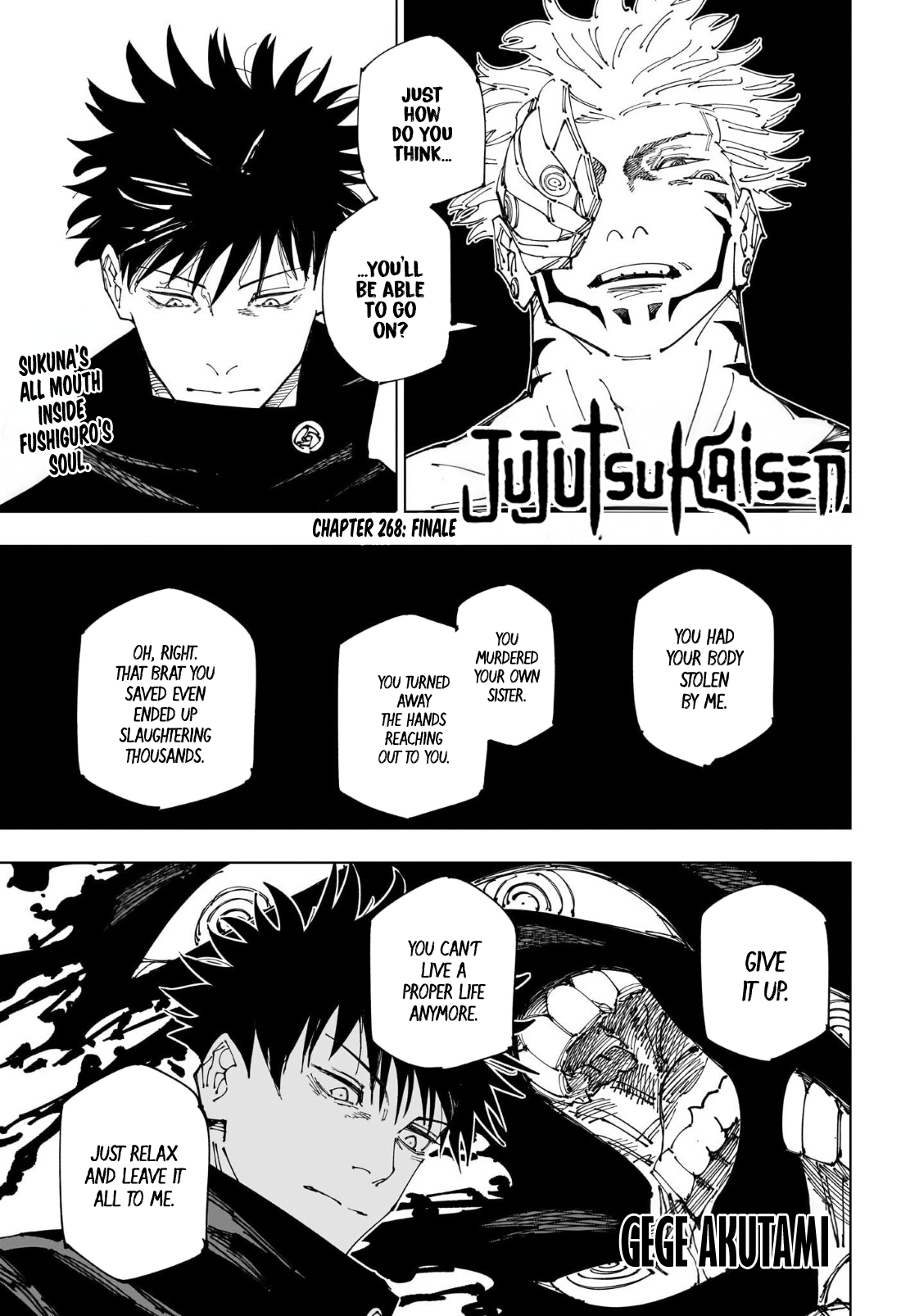 Jujutsu Kaisen Chapter 268 1